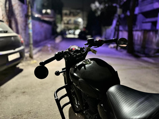 Universal Royal Enfield Compatible Jawa Bar-end Mirrors | Premium quality | All Royal Enfield 350 & 650