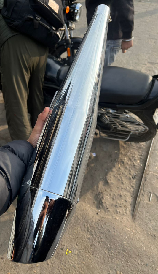 SILMAN DOLPHIN Exhaust | Deep Bass Slip-On | Meteor 350 & Classic 350 ( CLASSIC 350,METEOR 350)