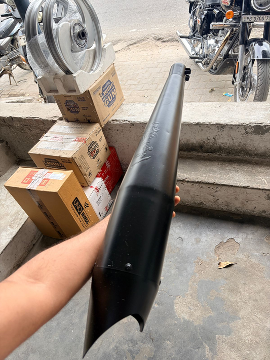 SILMAN DOLPHIN Exhaust | Deep Bass Slip-On | Meteor 350 & Classic 350 ( CLASSIC 350,METEOR 350)