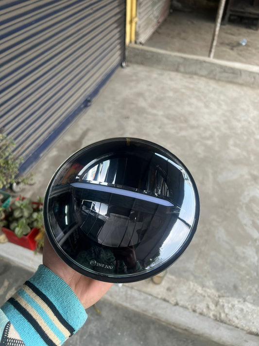 HJG MINUS HEADLIGHT 110W ULTIMATE VISIBILITY FOR ROYAL ENFIELD