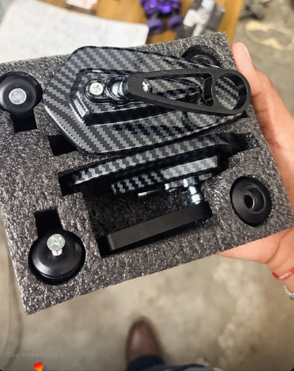 PREMIUM CARBON FIBRE COATED | TINTED BAR END MIRRORS | FOR ROYAL ENFIELD & ALL BIKES